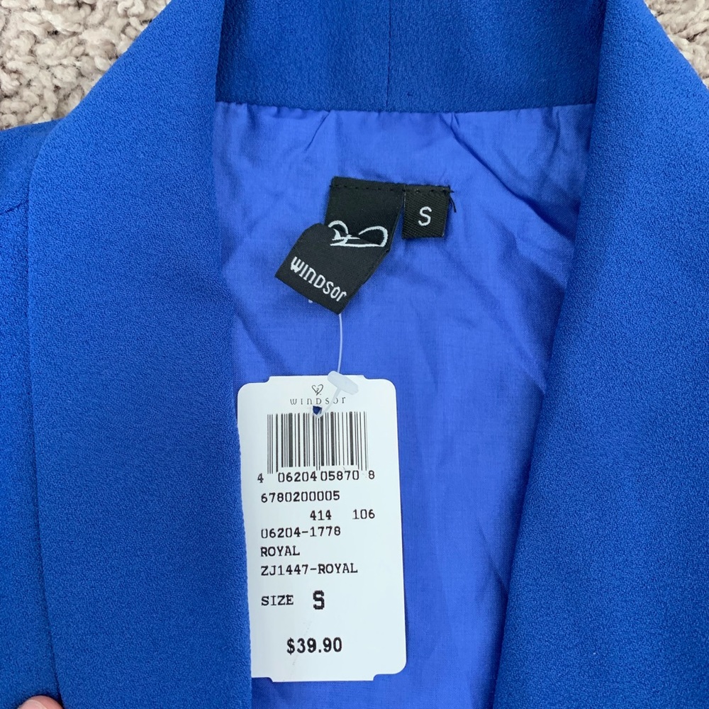 Windsor cape blazer blue